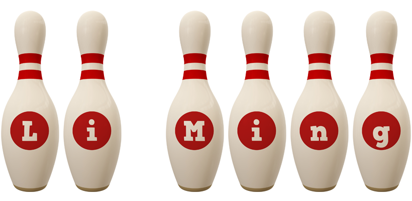 Li Ming bowling-pin logo